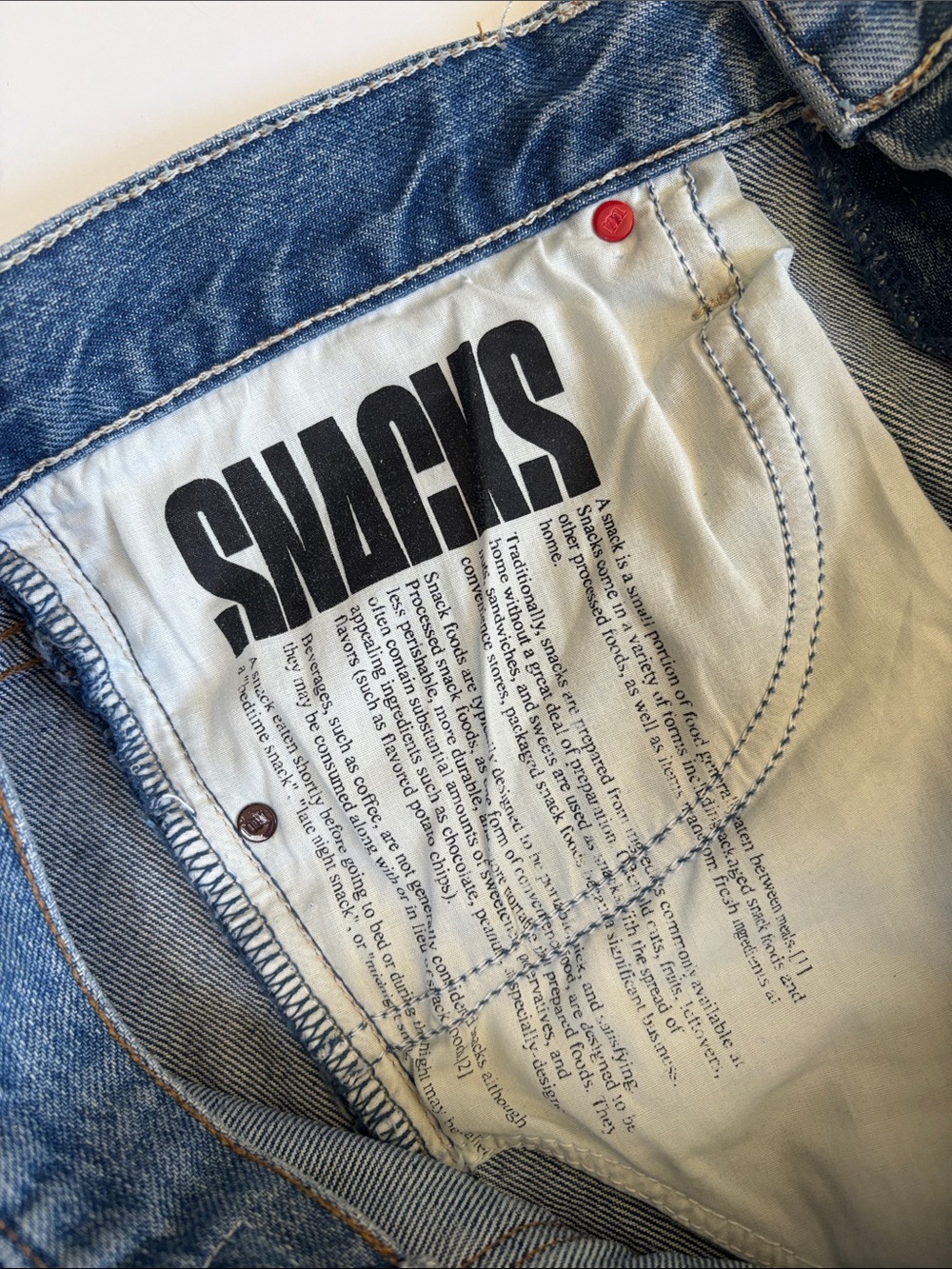 Mother Snacks Lemon Twist Sneak Jeans Blue Rolling In The Dough Women’s Size 27 - Picture 7 of 16